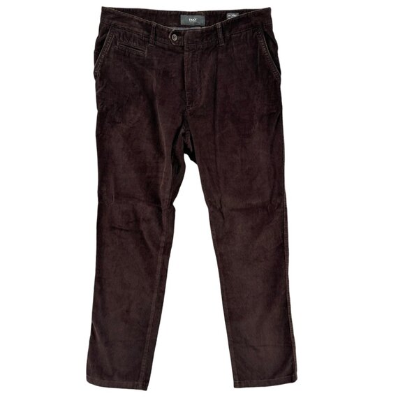 Brax Everest Corduroy Pants Mens Brown Flat Front Stretch Size 38x34 - Picture 1 of 11